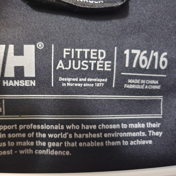 Helly Hansen size 16 junior ZEBROID hybrid jacket - Picture 3 of 3